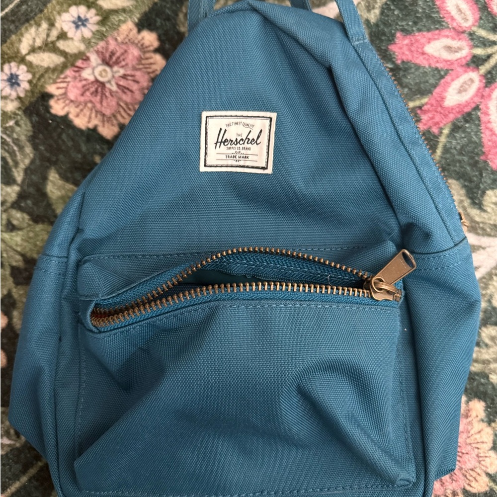 Herschel Supply Company Teal Blue Mini Backpack